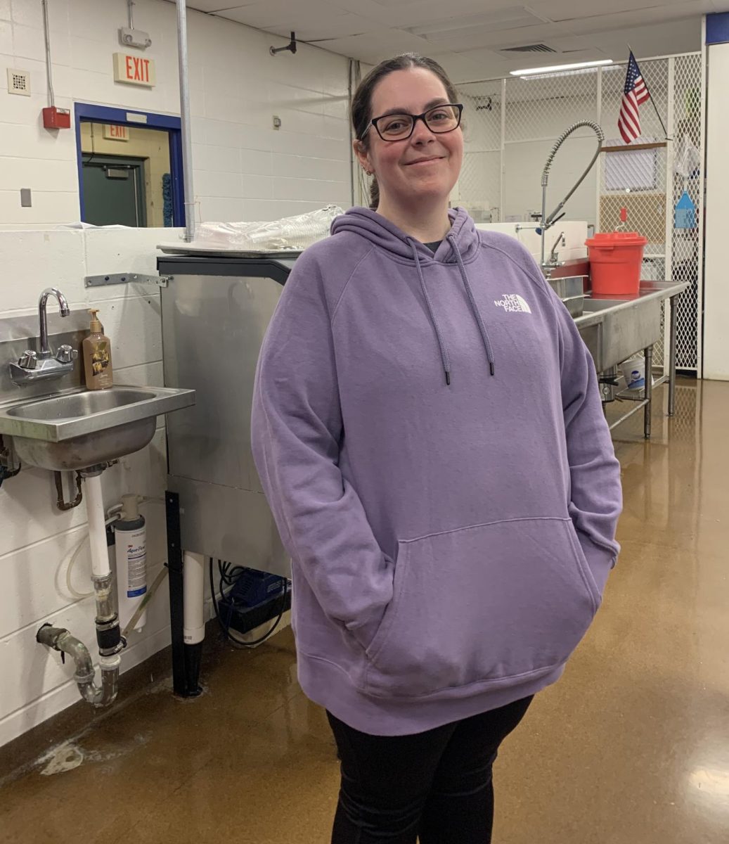 New Food Services Director Krystle Connell hopes to bring different foods to the cafeteria and said she loves getting feedback from students.