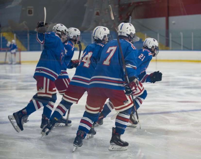 Boys hockey taking the ice. (photo used with permission by Brett McKinnon)