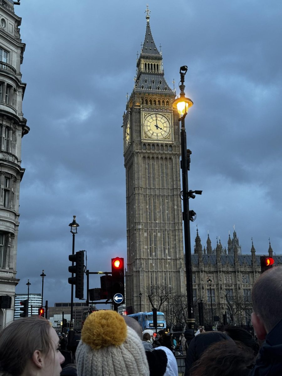 Big+Ben+standing+tall+above+the+streets+of+London.+Photo+provided+by+senior+Lily+Floyd