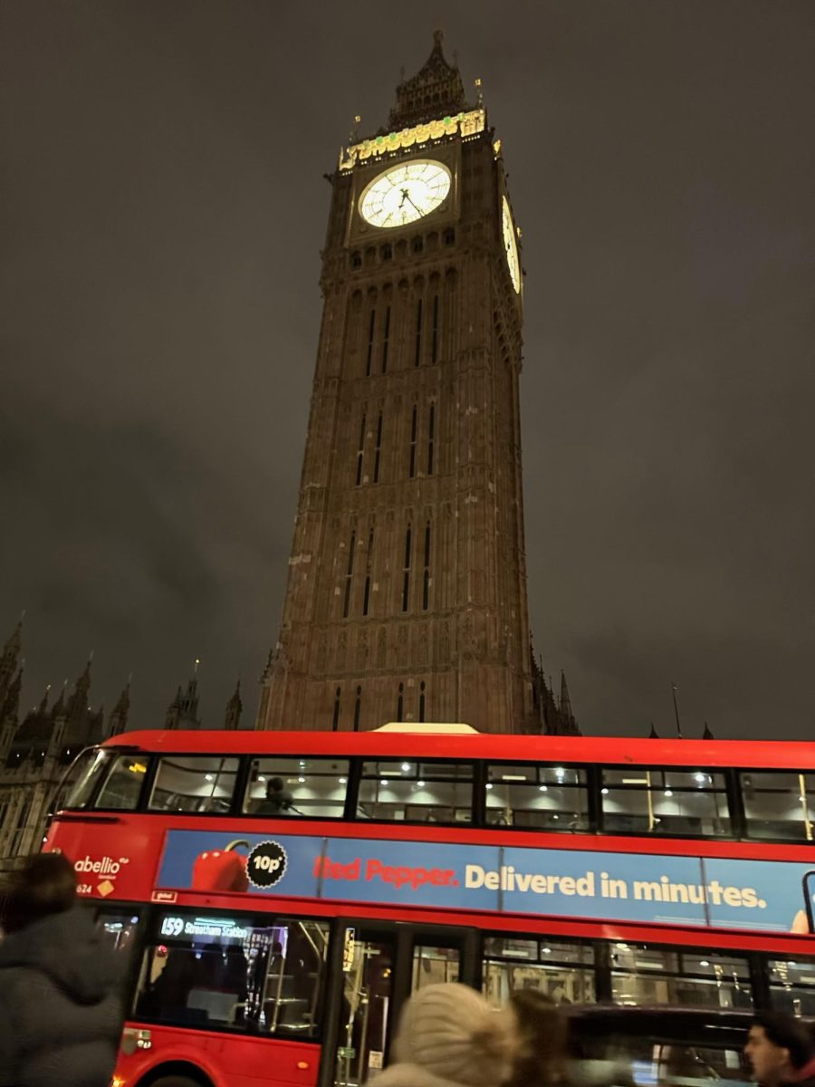 Big Ben at night going back to the hotel after Wicked