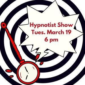 Gym doors open at 6:00 pm for the 2024 hypnotist show