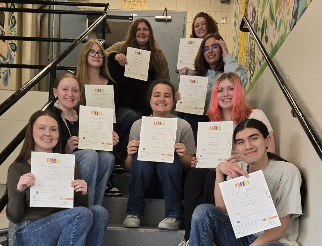 Londonderry's first ever National Art Honor Society members get inducted. Read more to find out about this new society and how to get in.