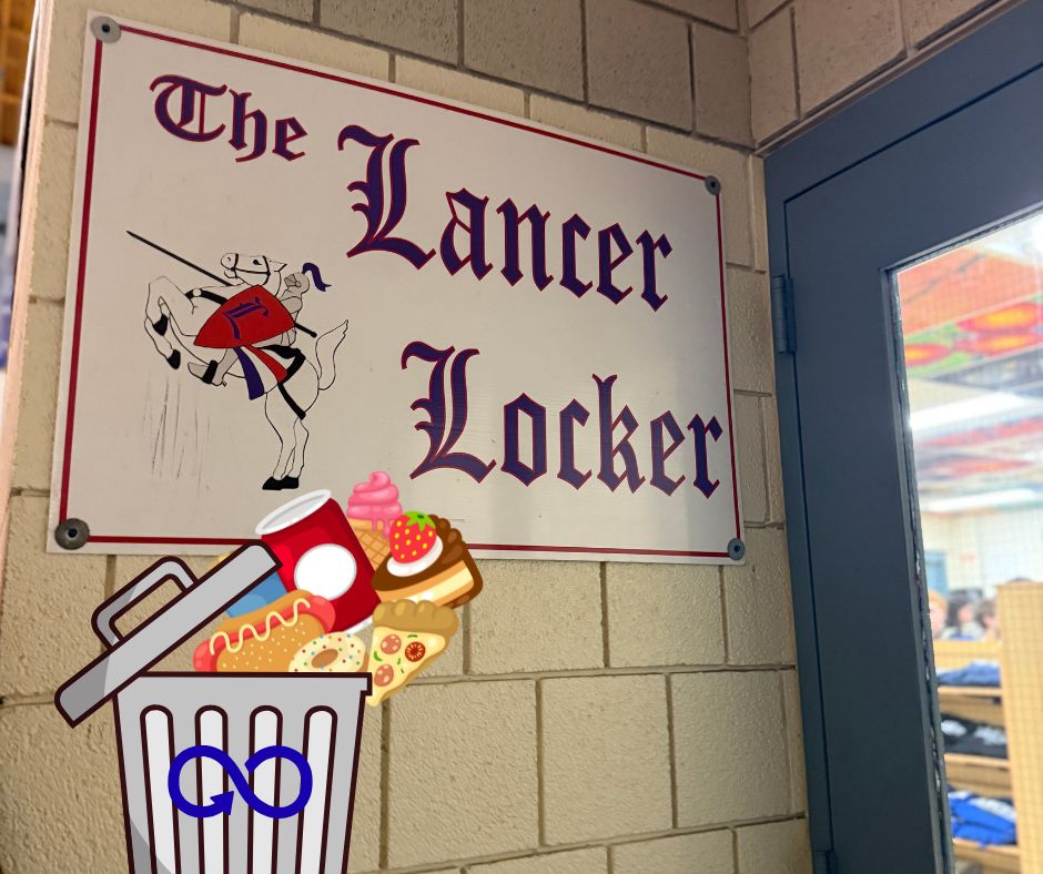 The Lancer Locker modifies sales due to new federal regulation. (Image made in Canva by Kelsey Sweet). 
