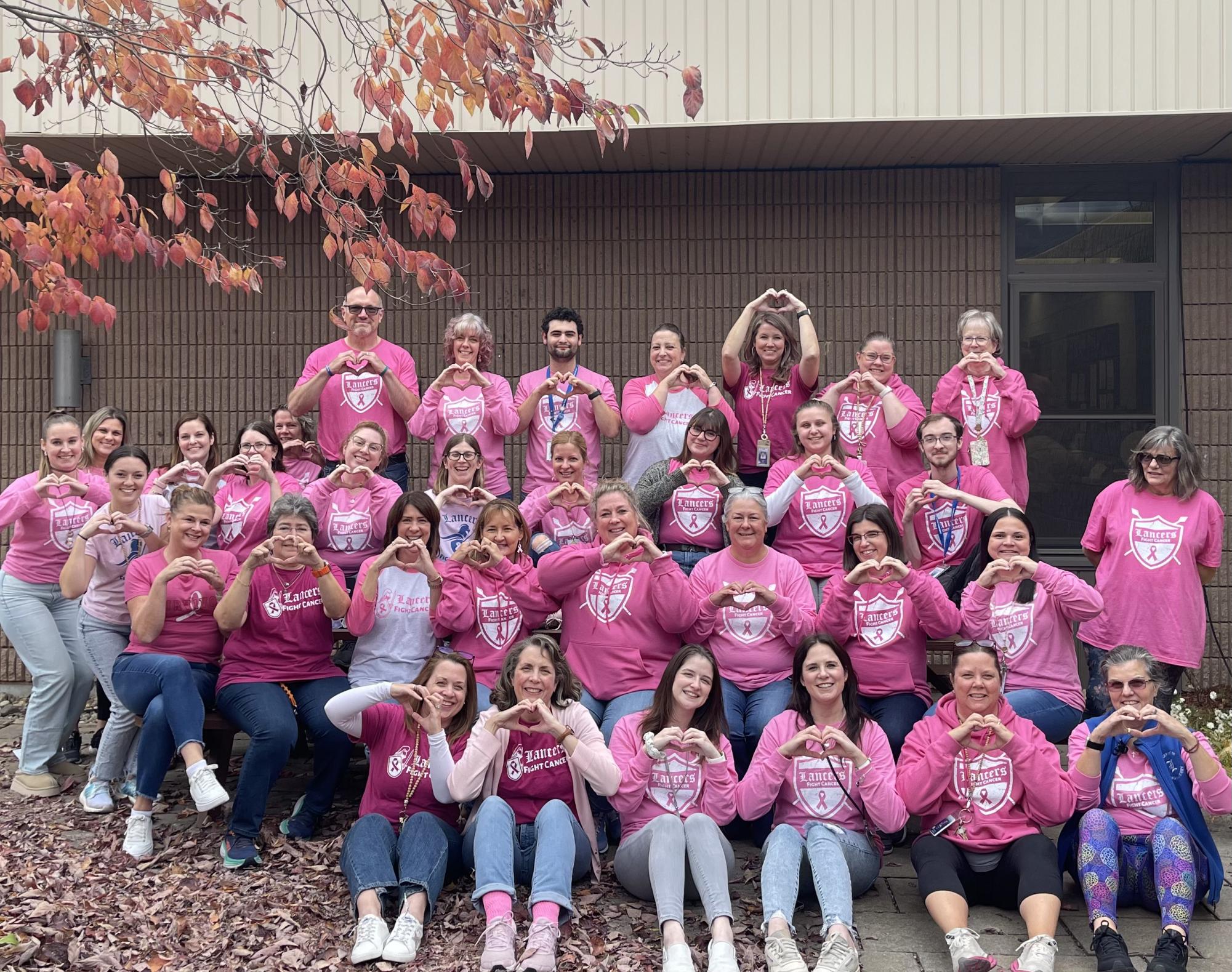 LHS staff fights cancer 2024. (Photo used with permission by Melissa Brayall). 