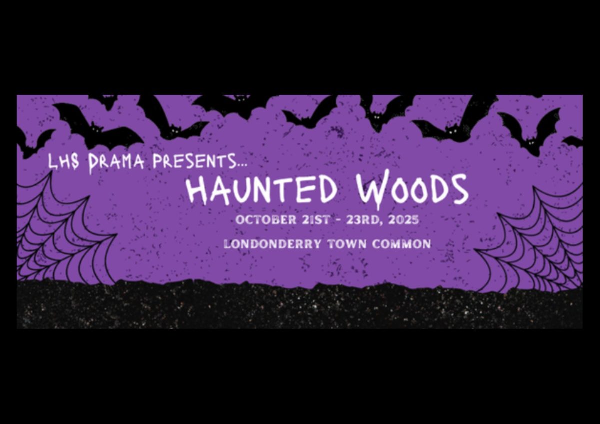 The Lancer Drama Club's Haunted Woods takes over the town common this week. 
Graphic used with permission from Danielle Loschiavo