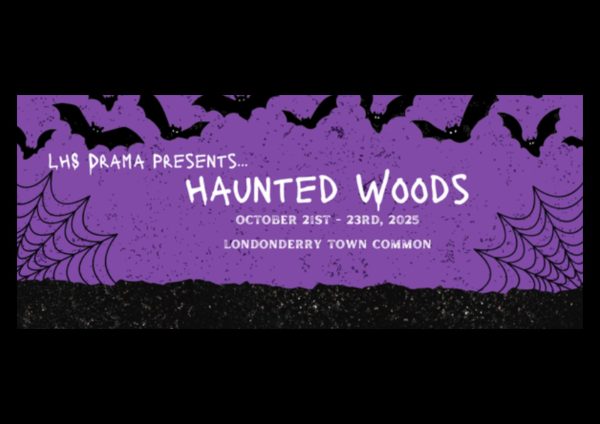 The Lancer Drama Club's Haunted Woods takes over the town common this week. 
Graphic used with permission from Danielle Loschiavo
