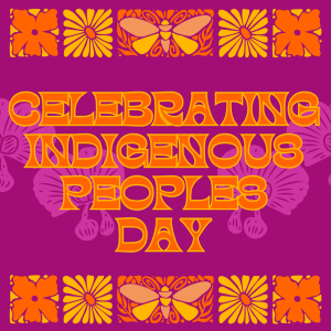 It's important to recognize the Indigenous Peoples of America on the second Monday of October. Graphic created in Canva by Ava Alkhamis.  
