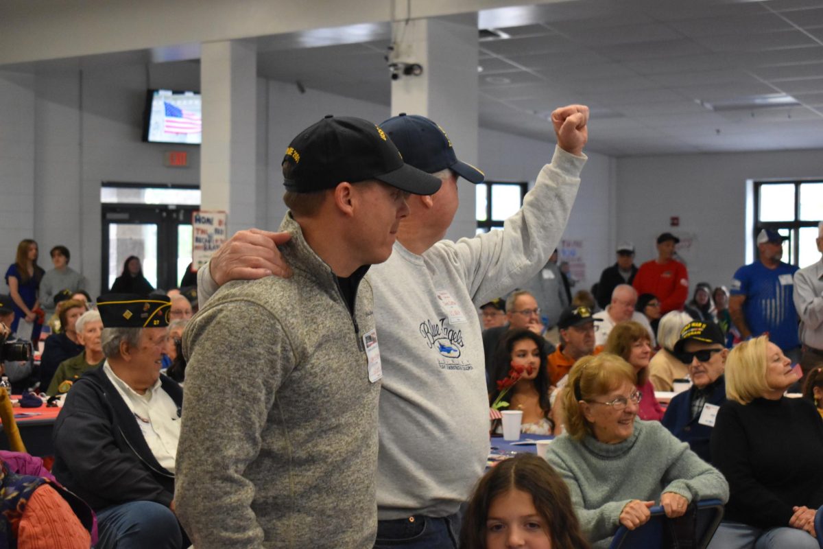 The Veterans Day breakfast creates moments that celebrate everyone. 
