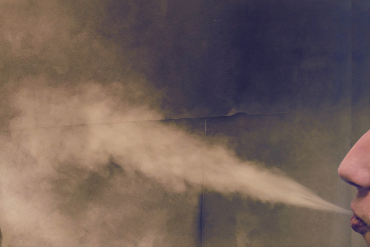 A teen exhales a cloud of vapor while using an e-cigarette. According to the CDC, roughly 1.63 million youth reported vaping in the past 30 days. "What we do know now about vaping is worrying," said Dr. Albee Budnitz, a retired pulmonologist. "Vaping can impair lung and heart function,
may cause cellular damage and appears to affect immune response."