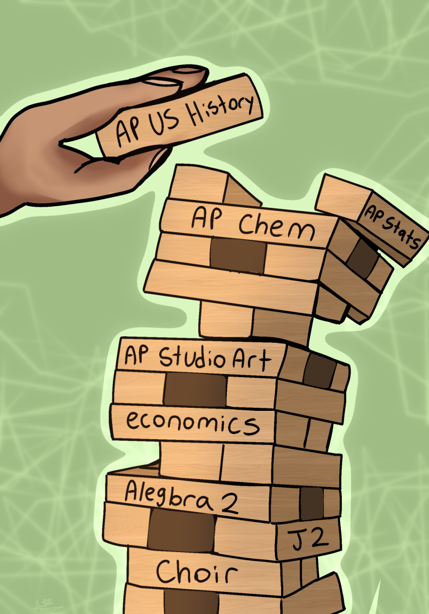 School is like a Jenga tower, and students need to schedule free periods in their day to prevent themselves from crumbling.