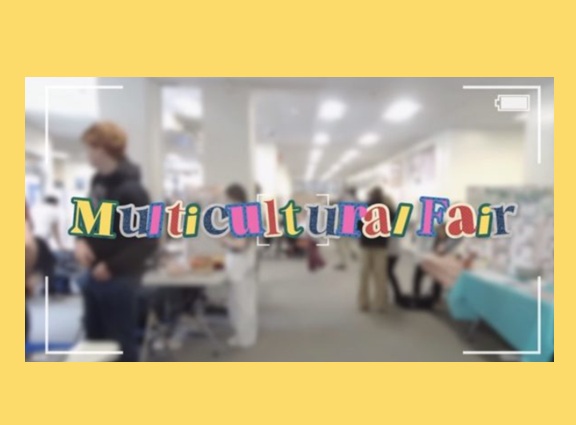 The multicultural fair attracts students to stations set up by the world language classes and to explore different cultures. 