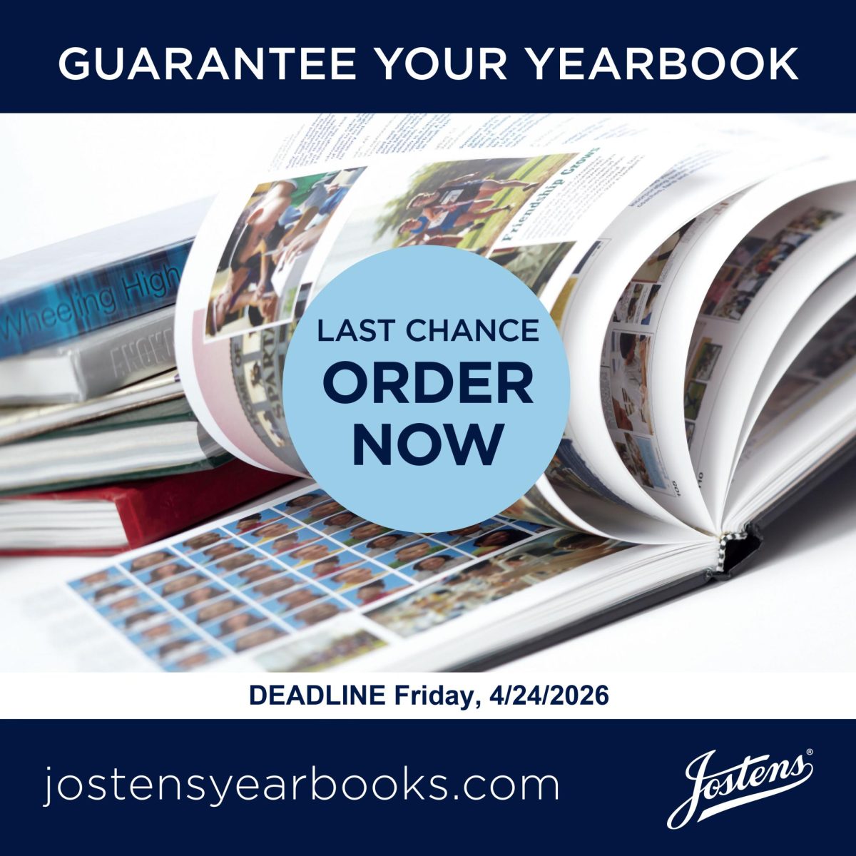 Order your yearbook before April 24. (Image provided by Jostens.)