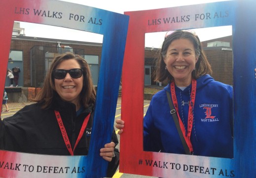 Volunteers' parents come out to support their children's efforts to fundraise